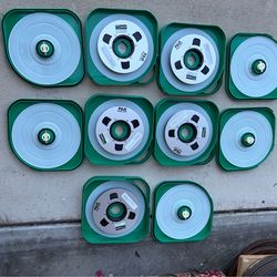 Lot Vtg  Fuji H621E 1 “ Type C Master Video Tape Reel Battleline WWII Broadcast