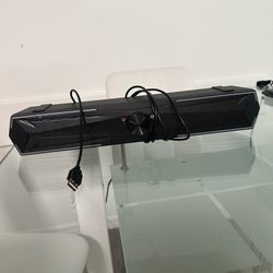 Speaker for Monitor or PS5 (Mic Built in and USB port)