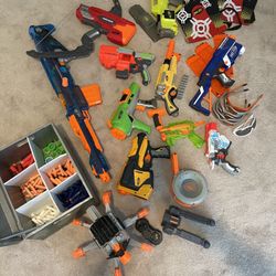 Nerf Bundle Or U-Pick W/ Vests Glasses And Ammo