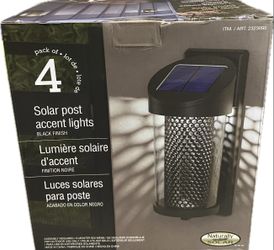 GTX Solar Post Wall Light, 4-pack Item (contact info removed) Model GTX-W407-4pk
