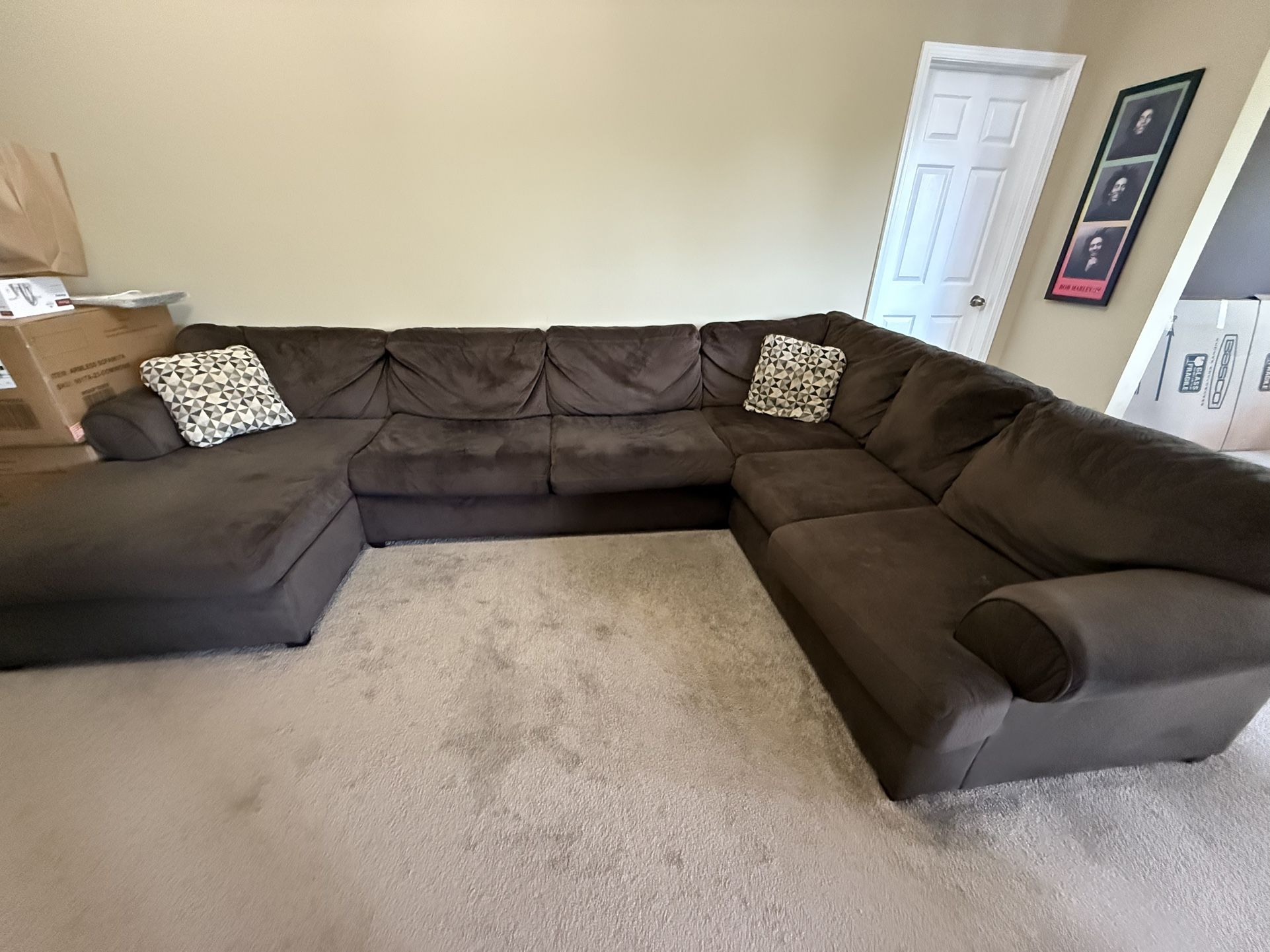 Brown Sectional Sofa