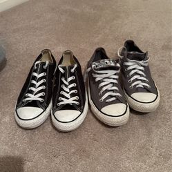 White And Grey Converses