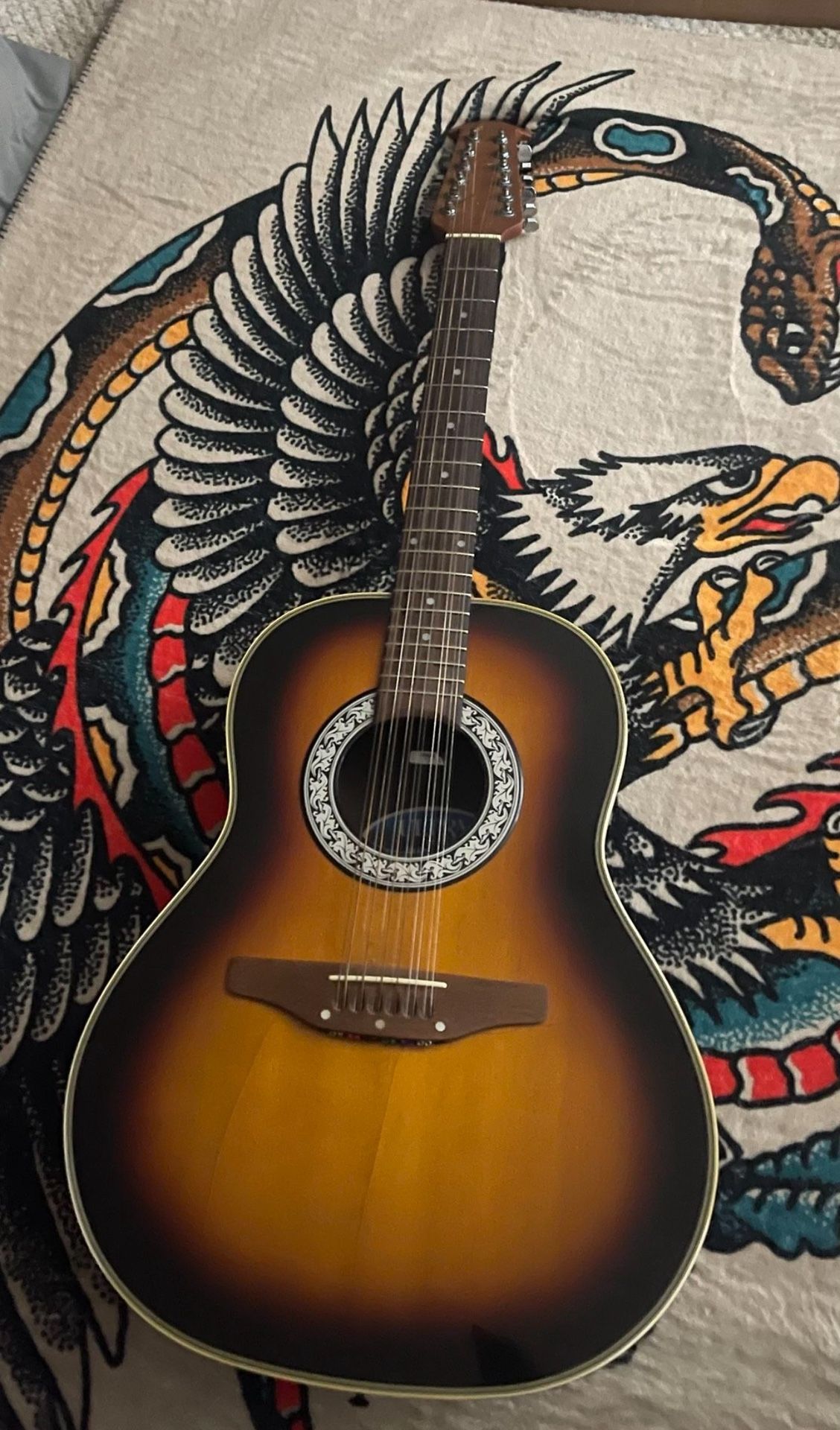 Vintage Ovation 1315 Ultra 12 string (70's Tobacco Sunburst)