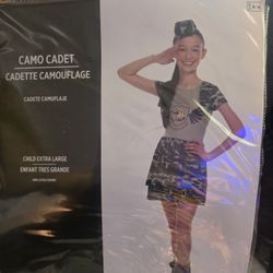 Party City Girls Cadet Costume 