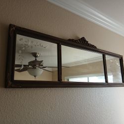 Rare Find "Mantle Mirror" (ANTIQUE)