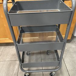 3 Shelf Rolling Cart