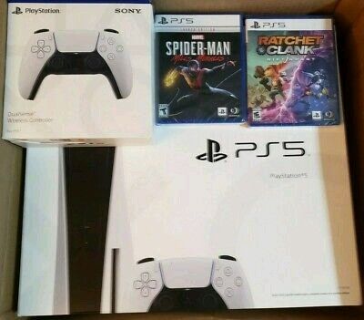 PS5 Sony PlayStation 5 Console Disc Version BUNDLE