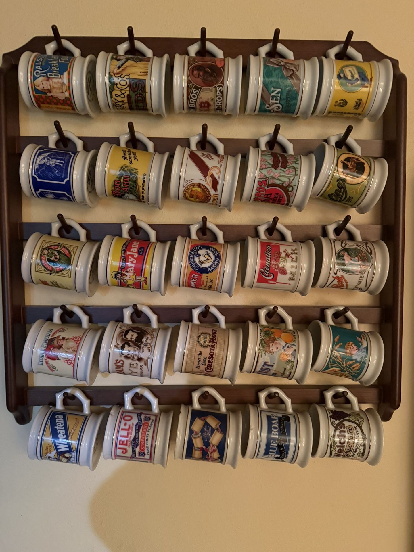Franklin Porcelain Mug Collection -1984+85