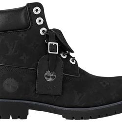 Timberland Louis Vuitton x 6 Inch Ankle Boot 'Embossed Monogram - Black'