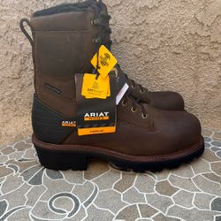 WORK BOOTS ARIAT COMPOSITE TOE WATERPROOF SIZE 10.5 