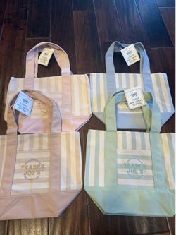 Trader Joe’s Mini Pastel Striped Tote Bags