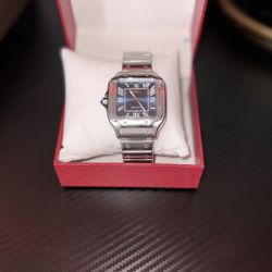 Cartier Santos de Cartier Stainless Steel Men's Watch, 