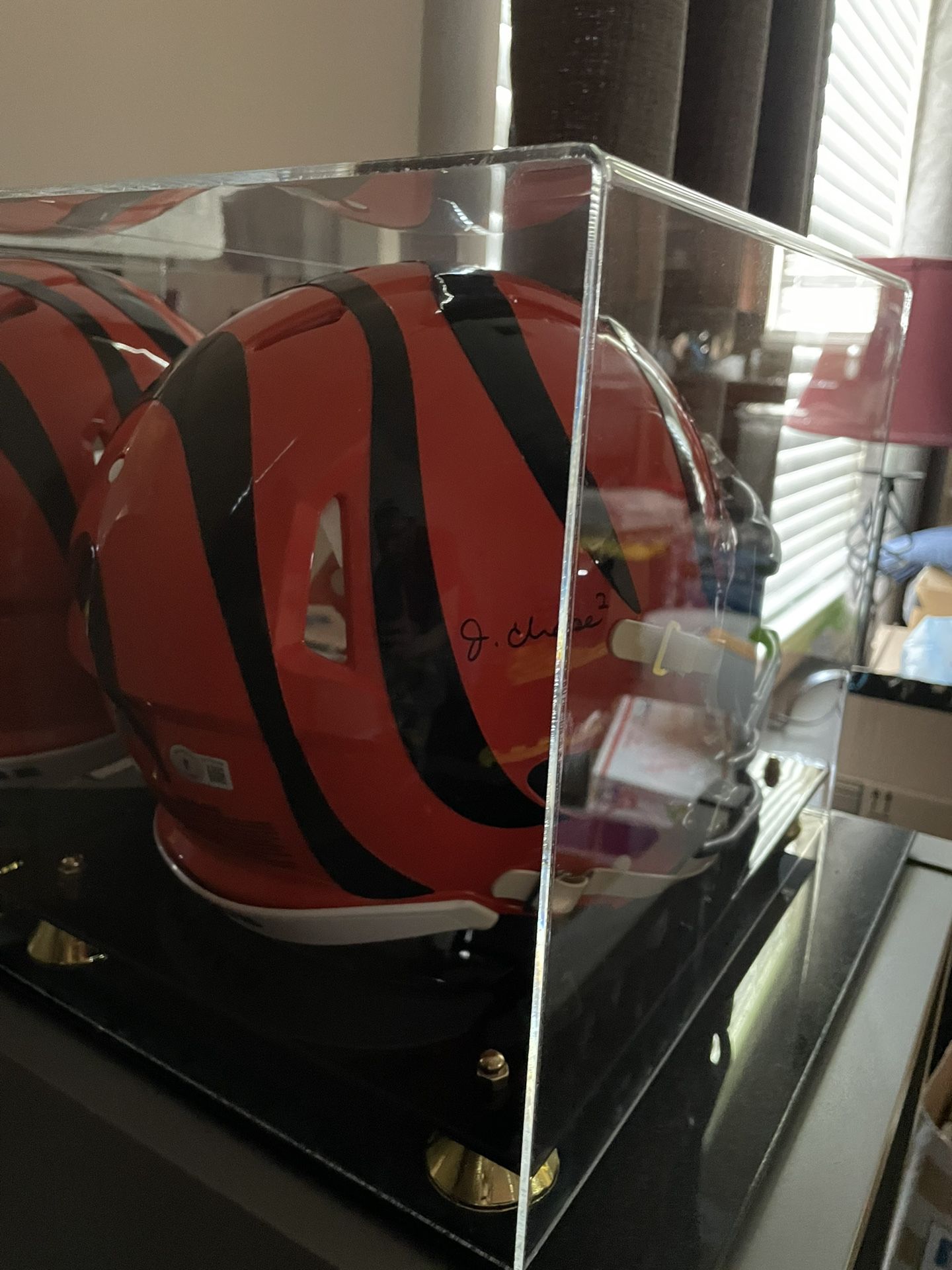 Ja’’Marr Chase Autographed Full Size Helmet