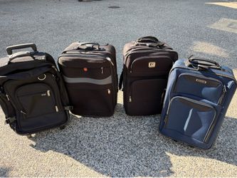 Carryon suitcases - 4 total