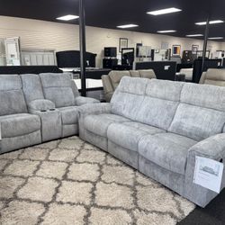 Reclining Sofa & Loveseat. 🚚WE DELIVER🚚