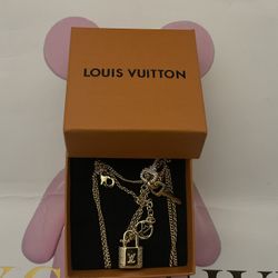 LV Lock and Keys Charm Bracelet 
