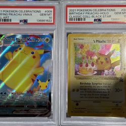 Pokemon celebrations Slabs PSA 10