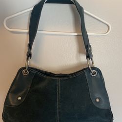 A.N.A. Leather Shoulder Bag