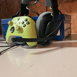 Xbox One Controller and Astro A10’s.