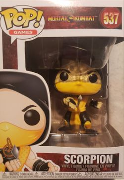 NEW - SCORPION Funko Pop # 537 MORTAL KOMBAT
