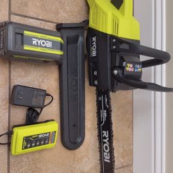 40V HP Brushless  16 in. Cordless Battery Powered Chainsaw Kit -Battery and Rapid Charger