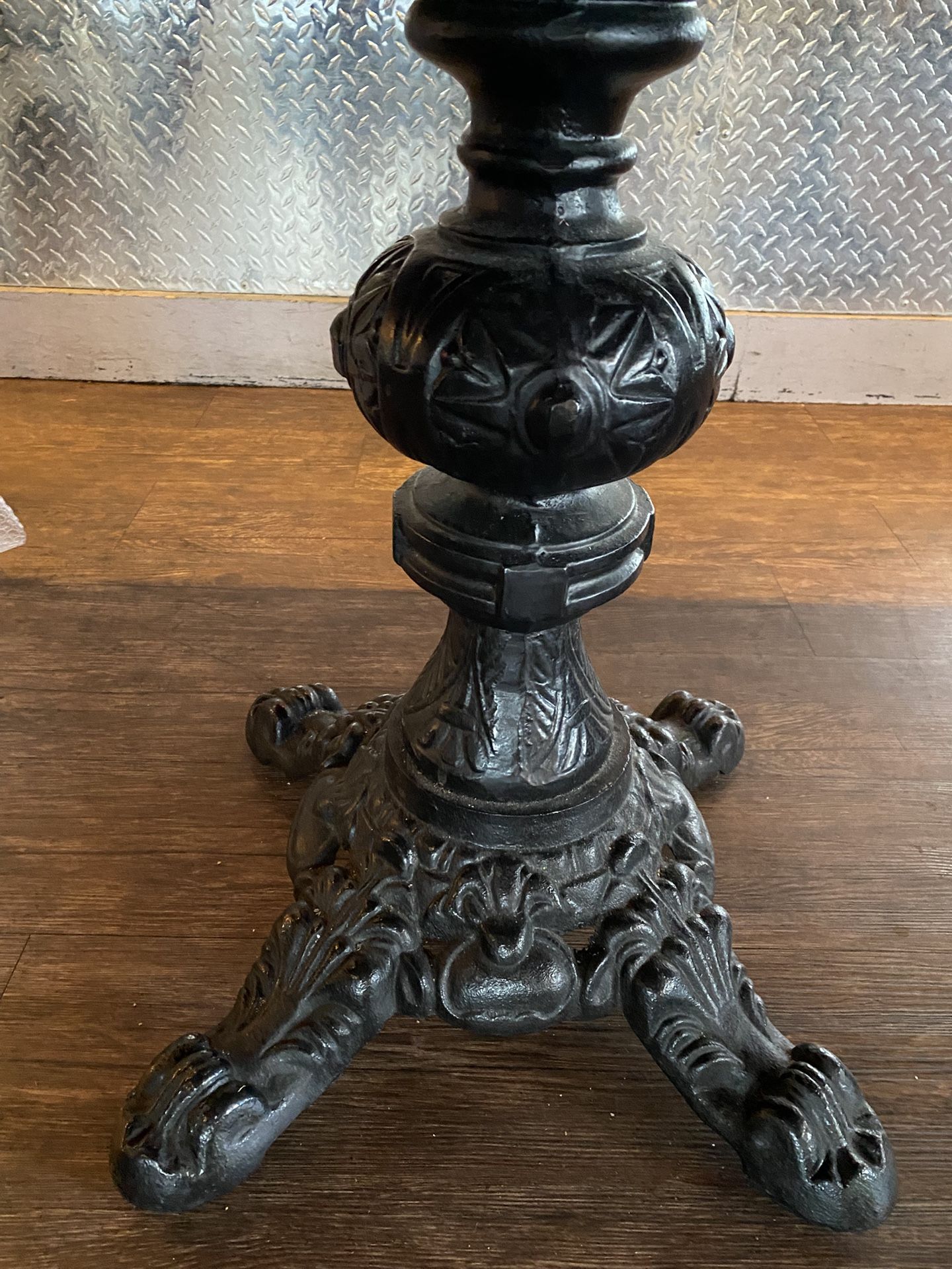 Wood Tables W/ Antique base