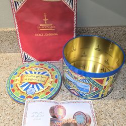 Lata de Panettone Fiasconaro x Dolce & Gabbana – Edición Limitada – Arte Siciliano Original