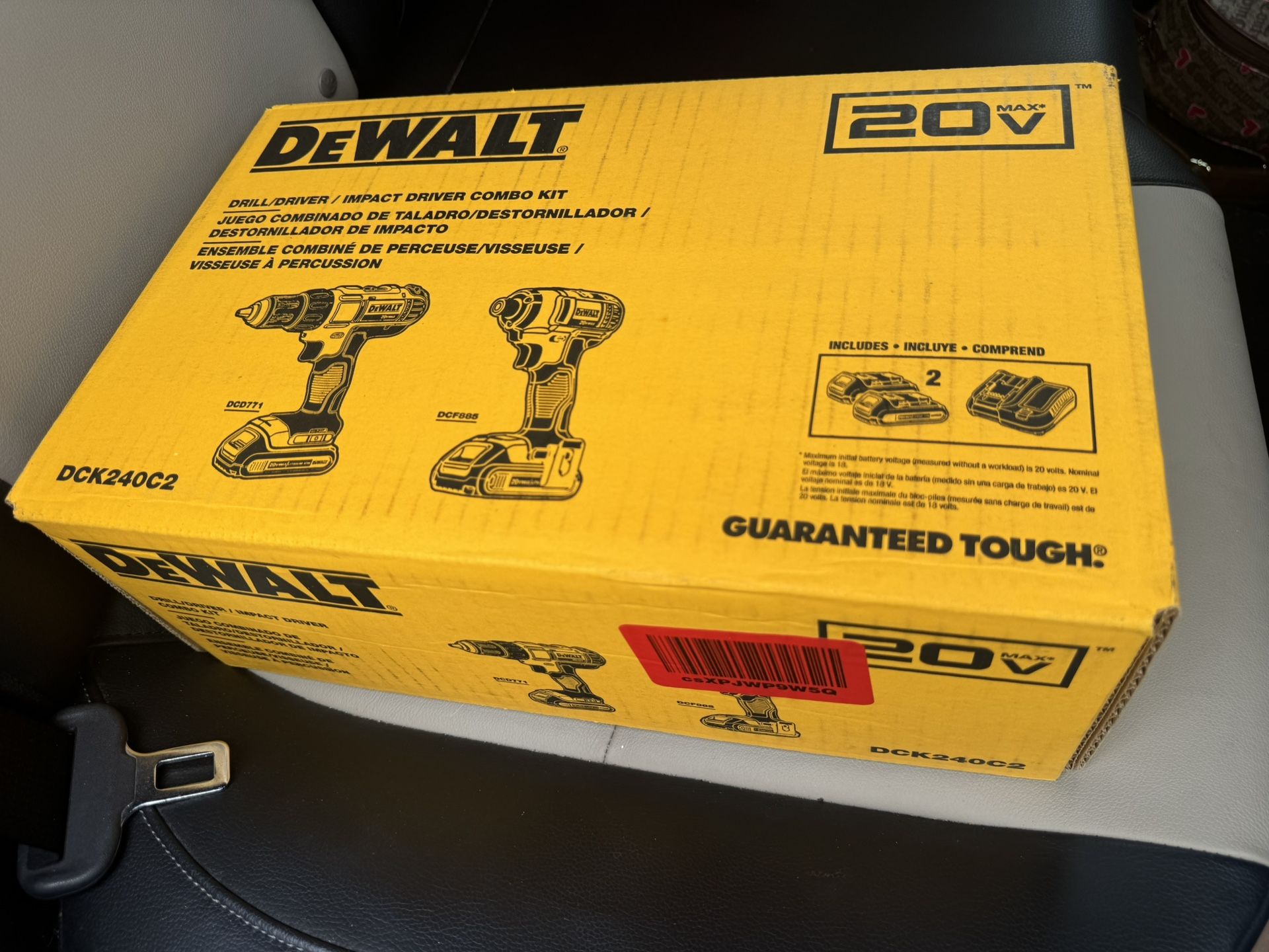 DeWalt Drill and Impact Driver Combo Kit