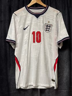 ENGLAND JUDE BELLINGHAM #10 HOME SOCCER JERSEY WHITE MEN XL NIKE DRI-FIT