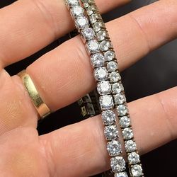 Nice 👍  !! Tennis bracelet and tennis chain necklace bundle !9990