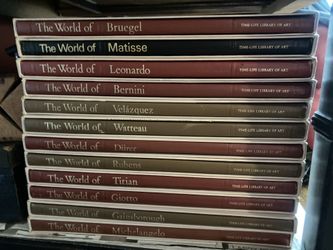 Time-life Gallery Of Art Series - 12 Volumes In Cases
