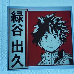 Iron On Heat Transfer  Good For T-shirts Sweaters Jackets T Shirt Design Size Is About 10x10 Anime #261