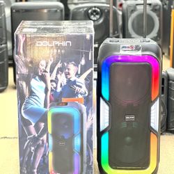 Bluetooth 10’’ Portable Speaker W/Light Show- Rechargeable-Discount Sale