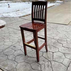 6 Chairs ( Brown Wood )