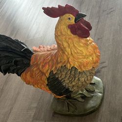 Life Sized Decorative Rooster Statue