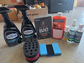 $25 all detail lot ceramic coat tire shine wax polish