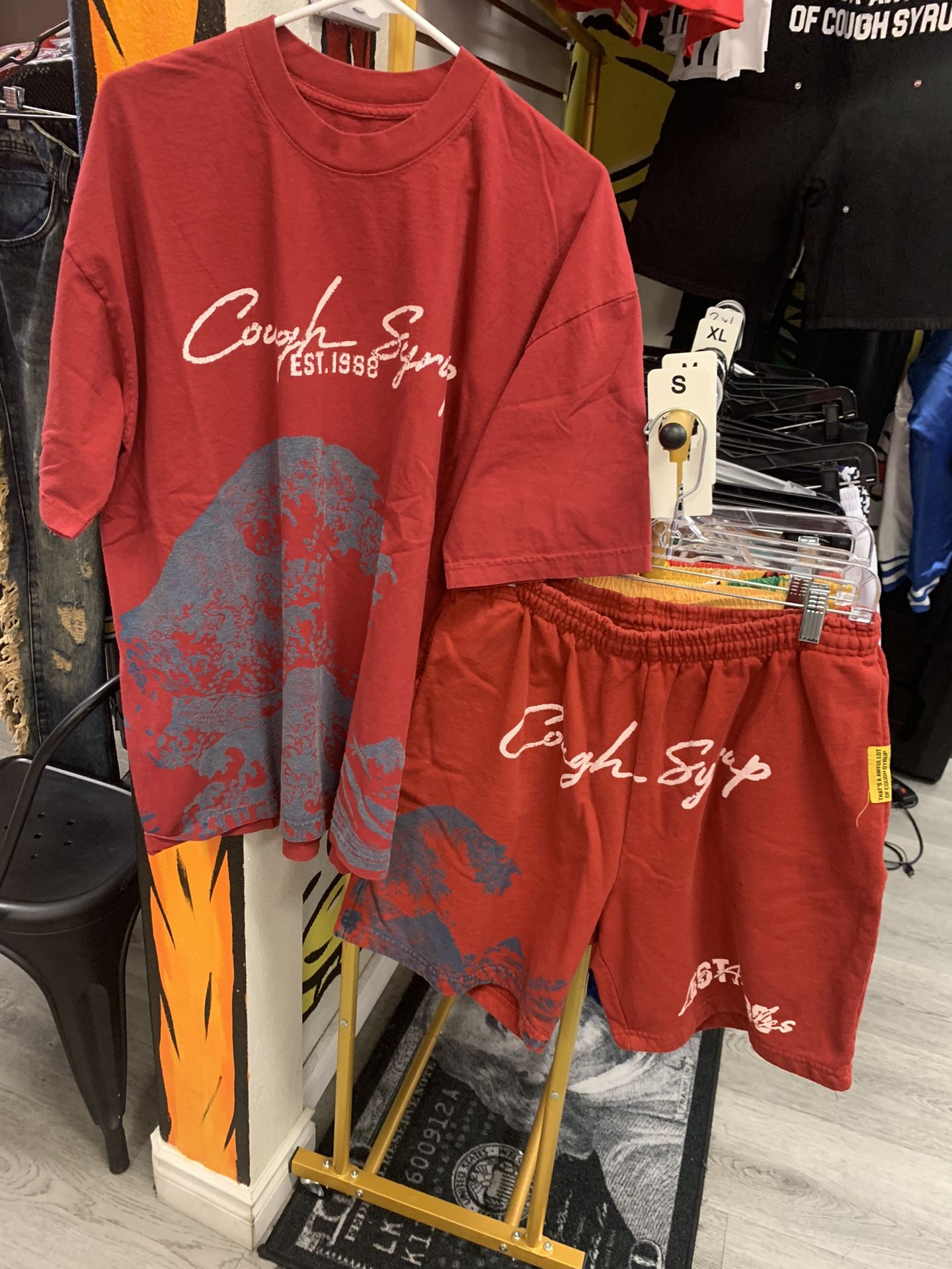 Awful Lot Of Cough Syrup Shirt & Shorts