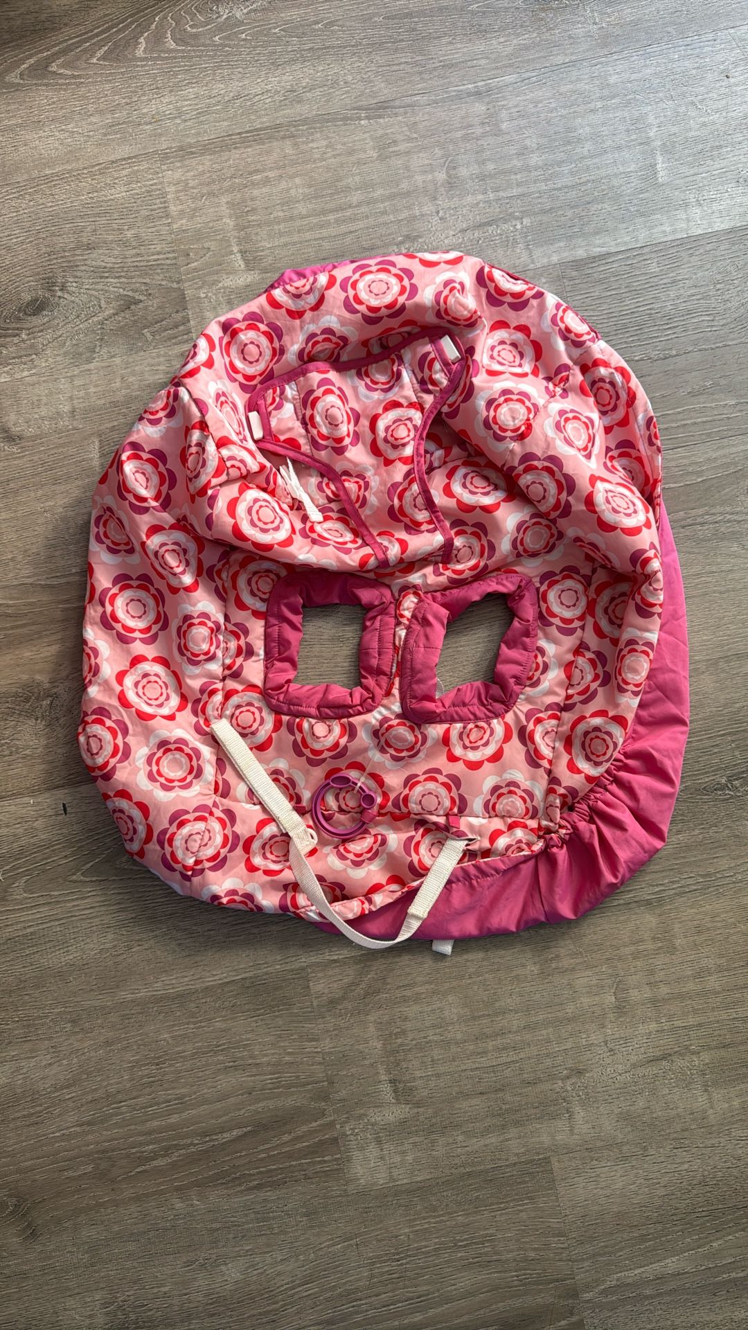 Pink Floral Shopping Cart/High Chair Cover 🌸