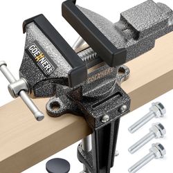 GOEHNER's 3.3" Universal Dual Purpose Bench Vise