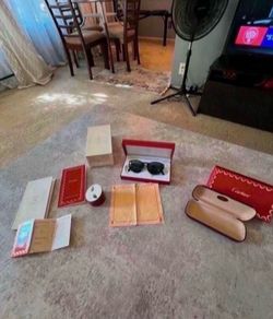 Vintage Cartier Sunglasses Mid 1990S Mint Condition Full Package 100% Authentic