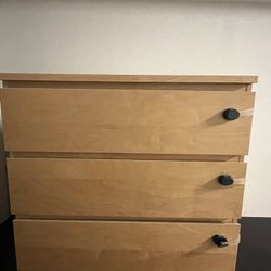IKEA Malm 3 Drawer Dresser