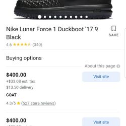 Nike Lunar Force 1s