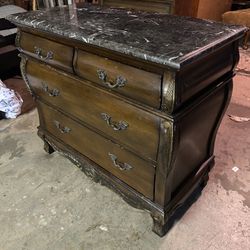 Beautiful Dresser With Marble Top 
