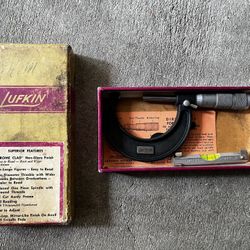 Lufkin 1-2” Outside micrometer No. 1942