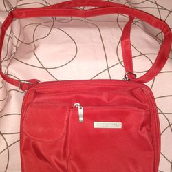 Baggallini Paprika Red Crossbody Medium Size Bag with Multiple Pockets
