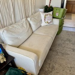 Mid-Century Modern Sofa - Beige