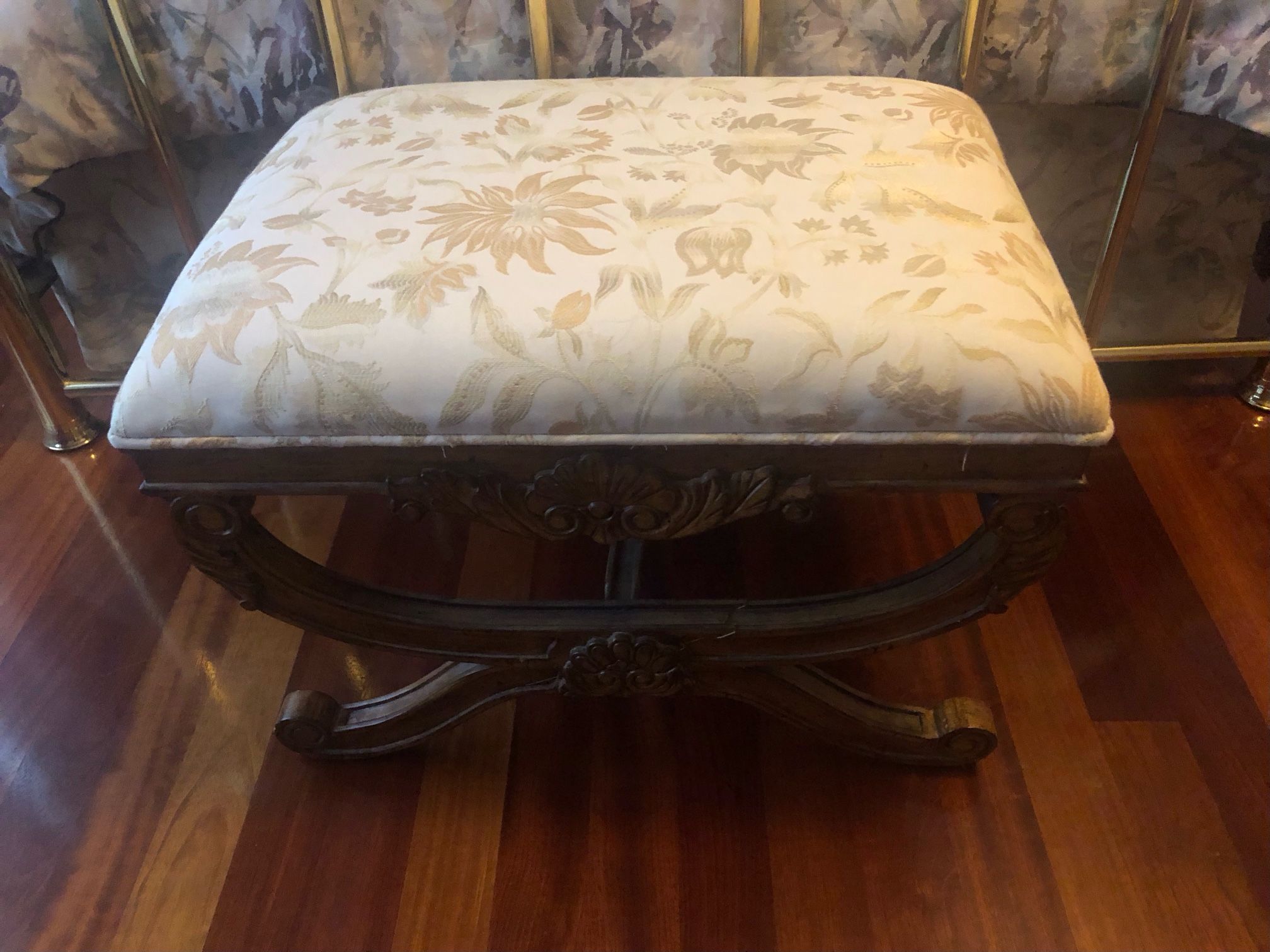Beige Ottoman
