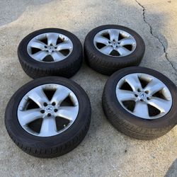 Acura RDX Tires & Rims – 4 Almost New + 1 New