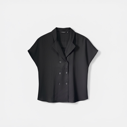 Van Heusen Black Blouse Size M - Never worn