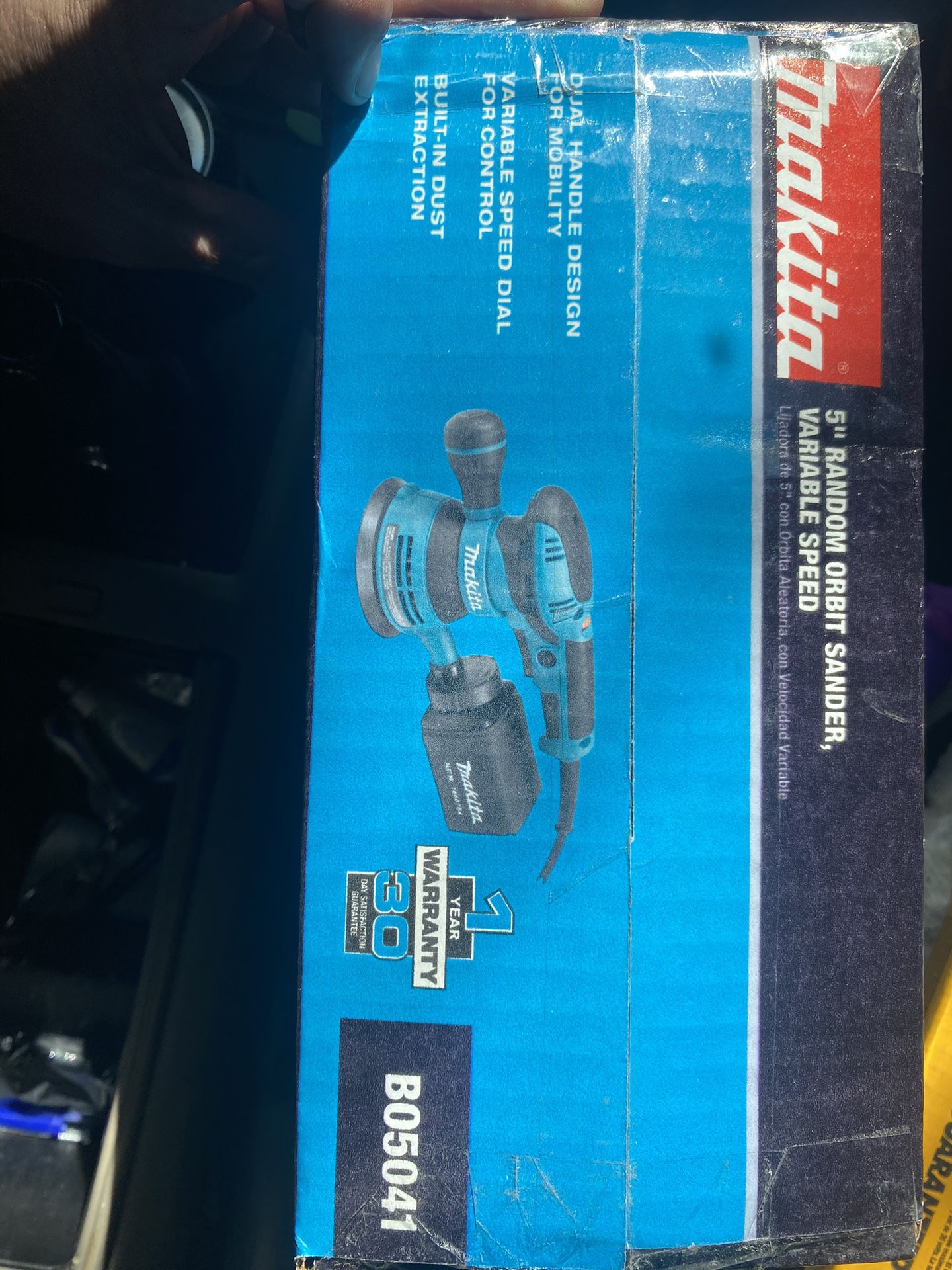 Makita 5” Orbital Electric. New
